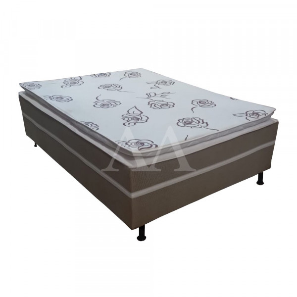 CAMA BOX D28 138X188X52 LIFESPUMA JADE C/ PILLOW