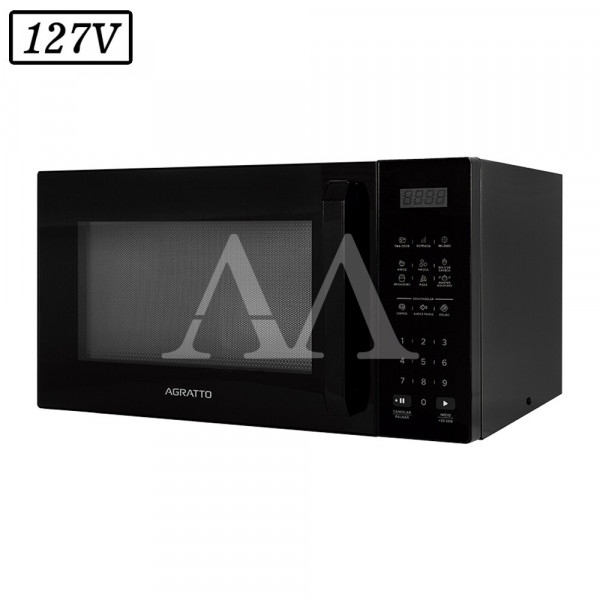 FORNO MICROONDAS AGRATTO AMIC01N 32L 127V PRETO