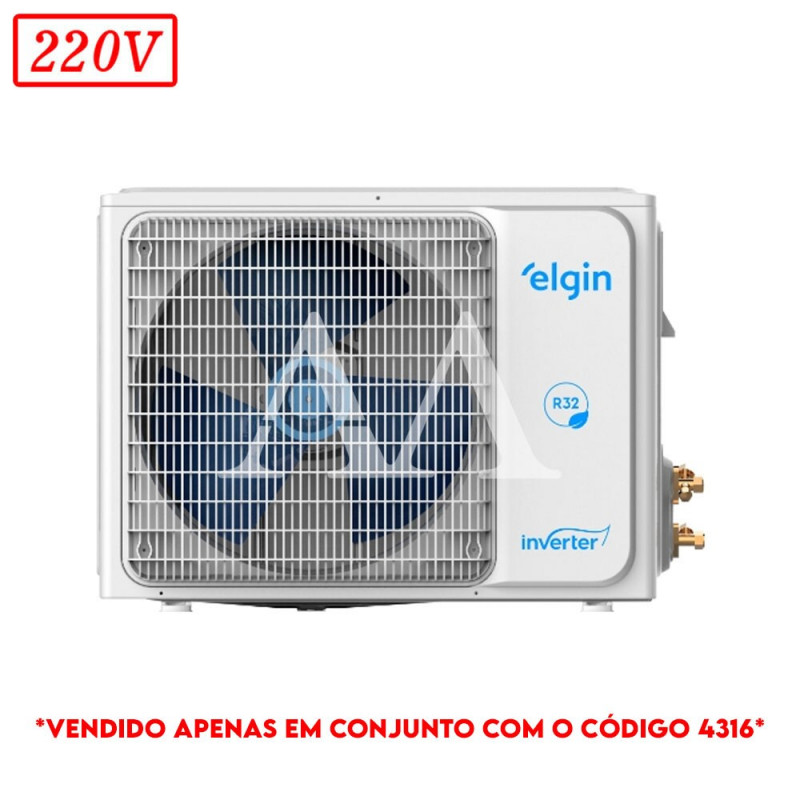 AR CONDICIONADO CONDENSADOR ELGIN SPLIT HIGH WALL ECO INVERTER II C/ WIFI 18000 BTU 220V