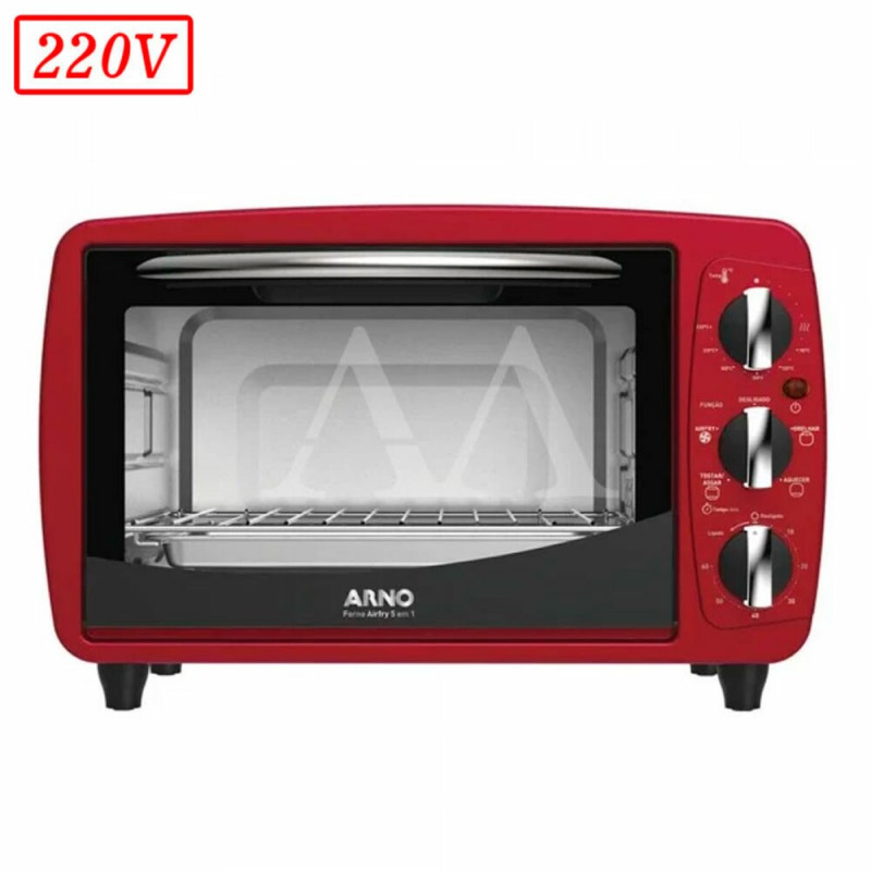 FORNO ELETRICO ARNO AIRFRY FOR3 20L 1400W 220V VERMELHO