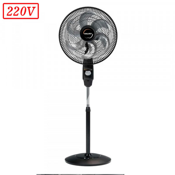 VENTILADOR MALLORY EOLO COLUNA 40CM 6 PAS 3 VEL 220V PRETO/GRAFITE